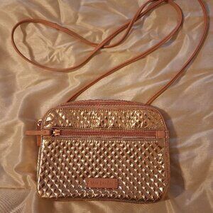 Metallic Rose Gold Vera Bradley Bag